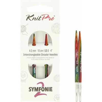KnitPro Symfonie2 vymeniteľné kruhové ihlice 10cm 4mm