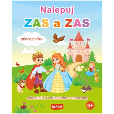 Nalepuj zas a zasprincezničky snímatelné snímateľné samolepky