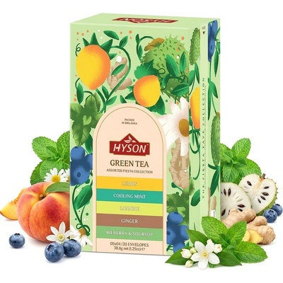 HYSON Green tea Assorted 37 g 20 ks