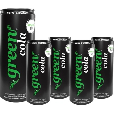 AKCE 4+1 ZDARMA Green Cola Company Green Cola 330 ml