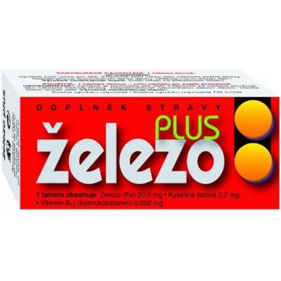 Natur Vita Železo Plus 60 tabliet