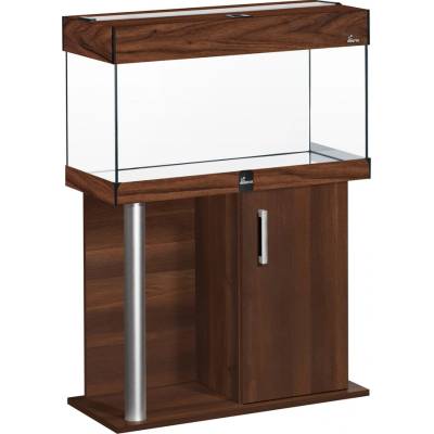 Diversa Comfort LED akvarijní set rovný hliník ořech 180 l