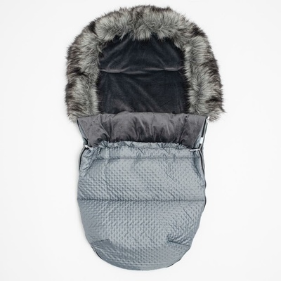 New Baby Zimný Lux Fleece Sivá