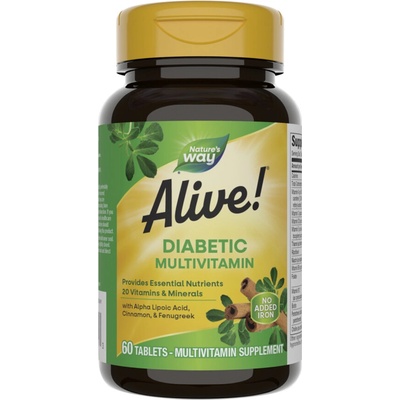 Natures Way Alive! Diabetic Multivitamin 60 tablet