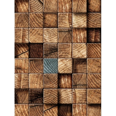 Preinterier Fototapeta panel - PL0677 - 3D kocky vlies - 206cm x 275cm
