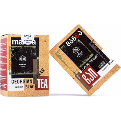Manna Gruzínský černý čaj Premium sypaný 80 g