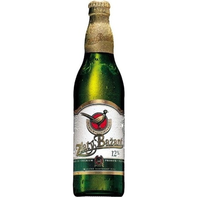 Zlatý Bažant ležák 12% 0,5 l (sklo)
