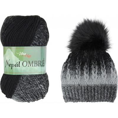 Příze Nepál Ombre 7405