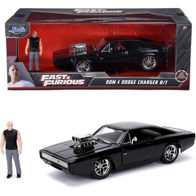 JADA auto Fast & Furious 1327 Dodge Charger tlakově litý černý 1:24 – Hledejceny.cz