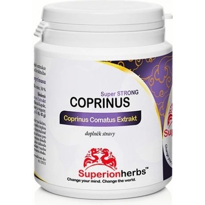 SuperionHerbs Coprinus comatus 90 kapsúl
