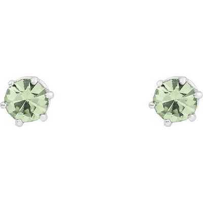 Prima-obchod Náušnice jablonecká bižuterie s broušeným kamínkem, barva 16 (Ø5 mm) peridot 125809 – Hledejceny.cz