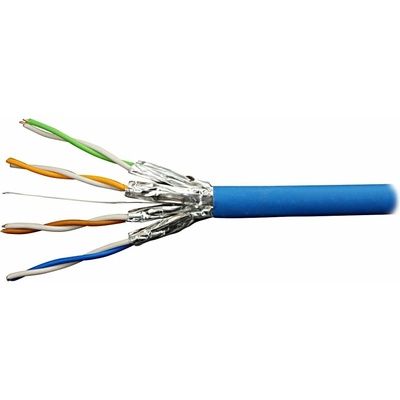 Schrack HSKP423HA5 F/FTP Cat.6a 500 MHz 4x2xAWG23, LS0H, Dca, 500m, modrý