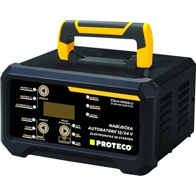 PROTECO Nabíjačka autobatérií MAX 12/24 so štartom