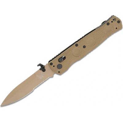 Benchmade Mini SOCP Folder Desert Tan G10 393SSN-01