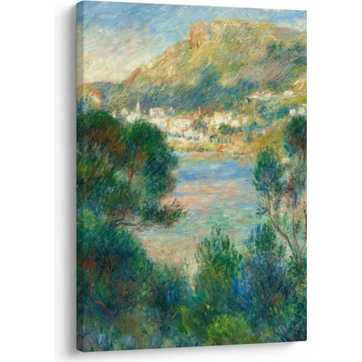 Obraz - Auguste Renoir, View of Monte Carlo from Cap Martin, reprodukcia, jednodielny 50x70 cm
