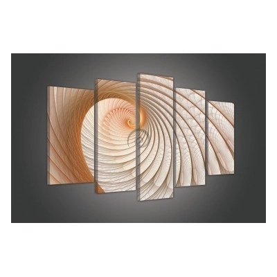 Obraz na plátne viacdielny - OB3472 - Abstraktná špirála 100cm x 60cm - S17