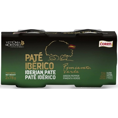 COREN IBERICO JÁTROVÁ PAŠTIKA S PEPŘOVOU PŘÍCHUTÍ 2x78 g