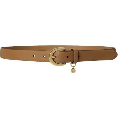 Lauren Ralph Lauren pásek dámský kožený 412802952 hnědá