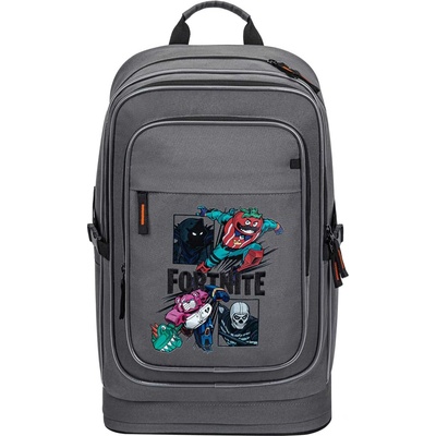 Batoh BAAGL CUBIC FORTNITE SQUAD Sivá,Mix
