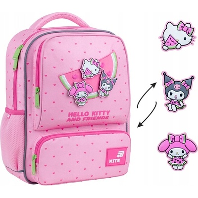 Školský batoh s jednou priehradkou Hello Kitty Kite dievčenský ružový