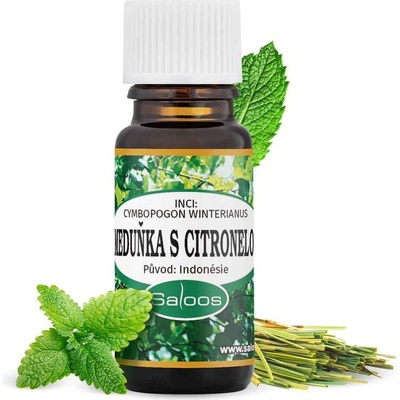 Saloos esenciální olej Meduňka s Citronelou 10 ml – Hledejceny.cz
