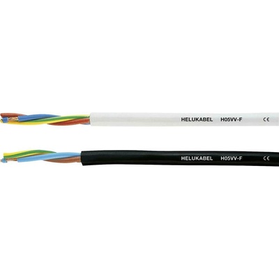 Helu H05VV-F 29454-500 el. kábel hadicový 4 G 0.75 mm² 500 m čierna