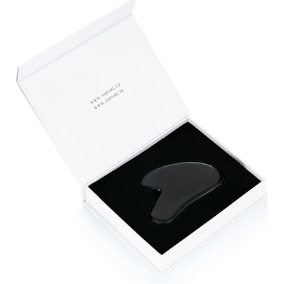 AmPure Gua Sha masážní kámen v dárkové krabičce Obsidián – Hledejceny.cz