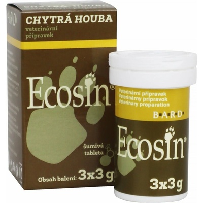 Ecosin chytrá houba pro zvířata 3x3 g