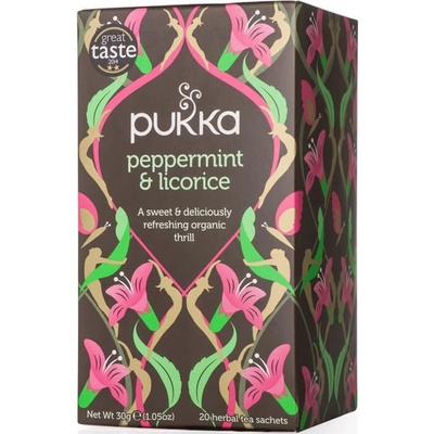 Pukka Herbs Mäta & sladké drievko 20 vreciek