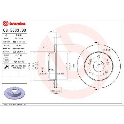 BREMBO 08.5803.30