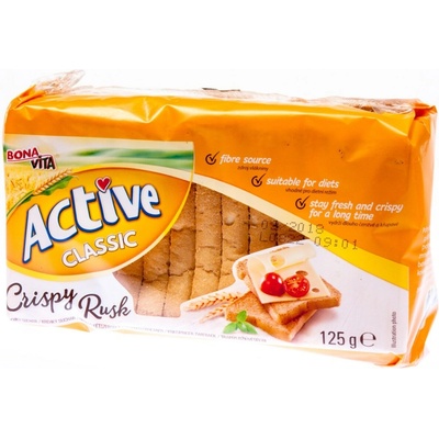 BONAVITA Active Classic Crispy Rusk suchary 125 g