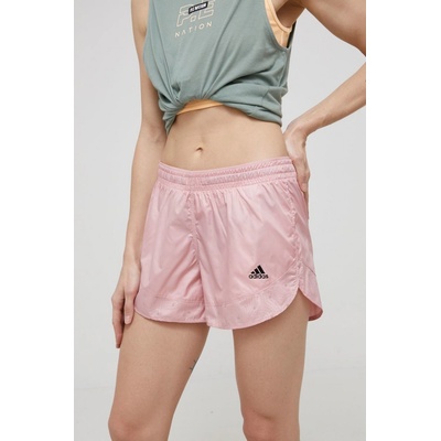 adidas Performance HC1663 šortky dámske ružová vzorované stredne