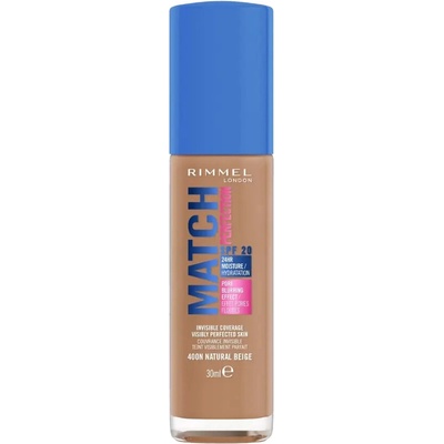 Rimmel London Match Perfection make-up 400N natural beige 30 ml