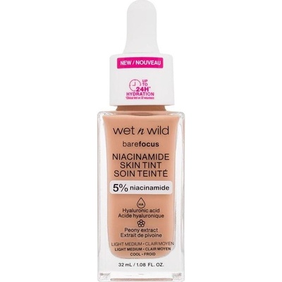 Wet n Wild Bare Focus Niacinamide Skin Tint ľahký hydratačný make up light medium 32 ml