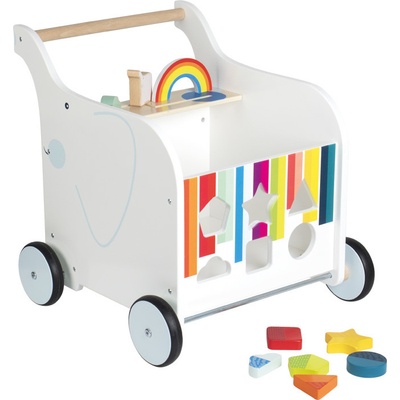 Small Foot Dřevěné chodítko Toy Box Slon