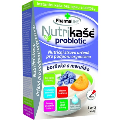 MOGADOR Nutrikaše probiotic meruňka a borůvka 180 g 3x60 g – Hledejceny.cz