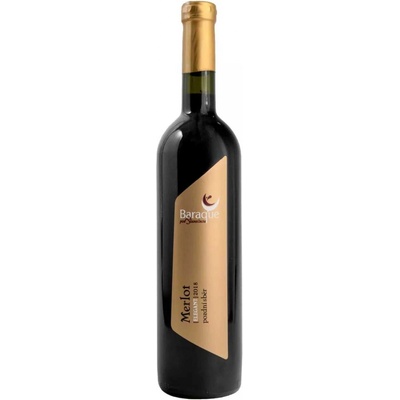 Vinařství Baraque Merlot 2018 pozdní sběr suché 13% 0,75 l (holá láhev)