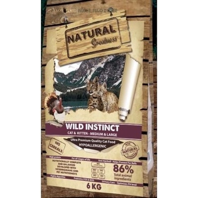 Natural Greatness Raceta Cat Wild Instinct kura morka 600 g