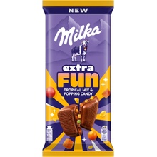 Milka Extra Fun tropický mix mliečna čokoláda 150 g