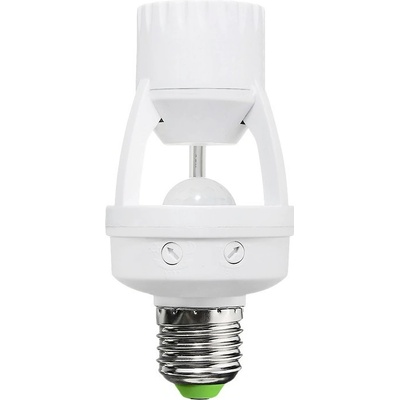 Solight PIR senzor pro E27 žárovku, bílý