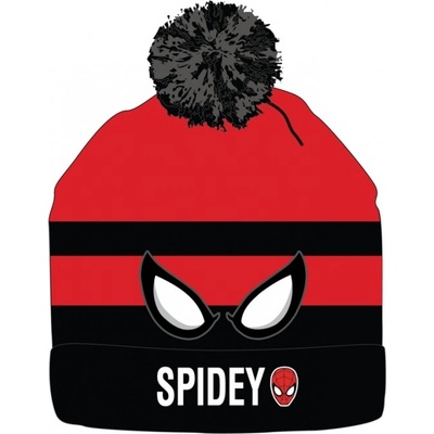 chlapecká zimní čepice kulich SPIDERMAN červená