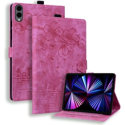 Vsetkonamobil 152036 ART BLOSSOM Zaklápacie puzdro pre Samsung Galaxy Tab S12+ ružové