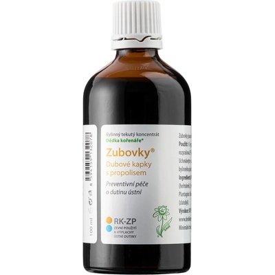 Novy dědek kořenář Dědek kořenář Dubovky zubovky 100 ml – Hledejceny.cz