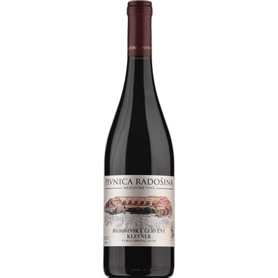 Pivnica Radošina Červený Klevner 2022 suché 14,5% 0,75 l (čistá fľaša)