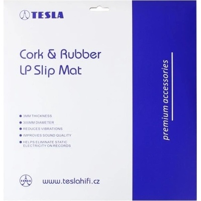 TESLA Antistatic Slipmat Cork&Rubber: Antivibrační korkový slipmat je směsí korku a nitrilového kaučuku – Hledejceny.cz