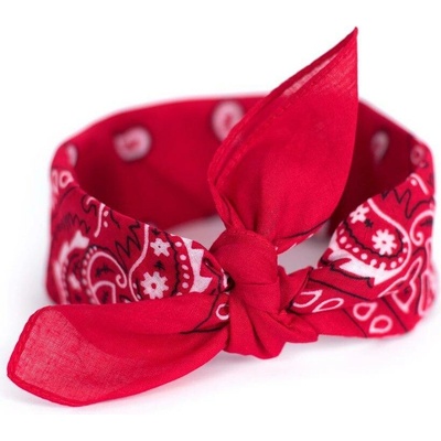 bavlněný šátek Bandana červený