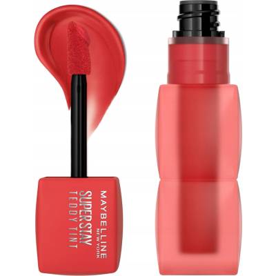 Maybelline Super Stay Teddy Tint rtěnka červená 5 ml