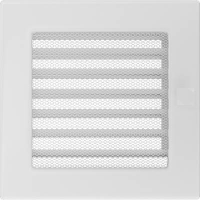 Kratki Mriežka 170 x 170 mm biela s klapkou
