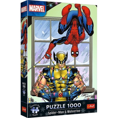Trefl Premium Plus Spider-Man&Wolverine Vánoce 1000 dílků