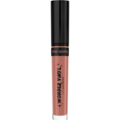 Miss Sporty Wonder Vinyl tekutá rtěnka 100 Polished Peach 3,7 ml